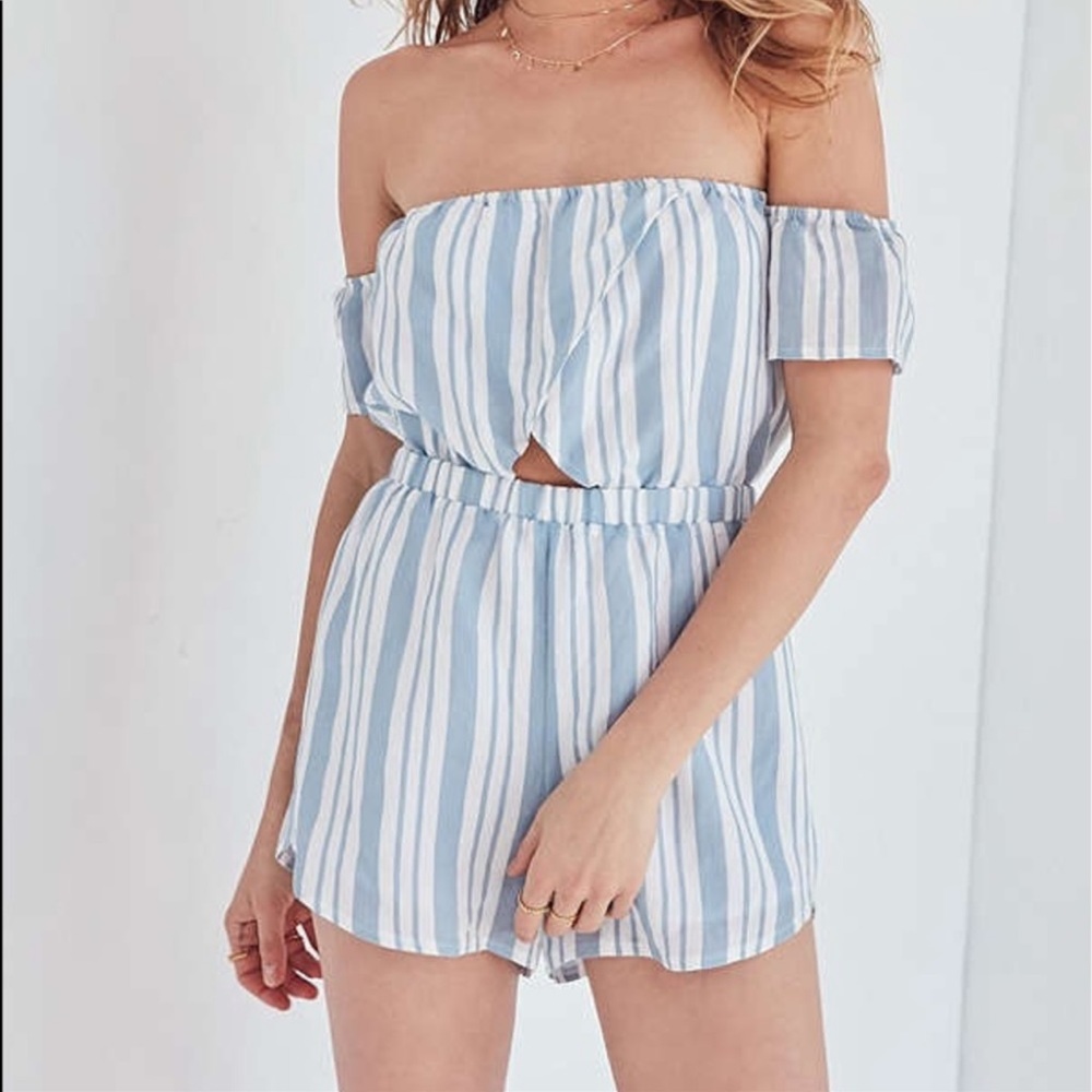 Kimchi Blue Striped Romper